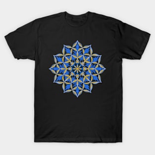 Mandala Bloom with 3D Petal Design T-Shirt